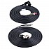 Kit de cable de motor y encoder de 5m(196,85") con conectores para servomotor de 17 bits series A6 y A6H con freno