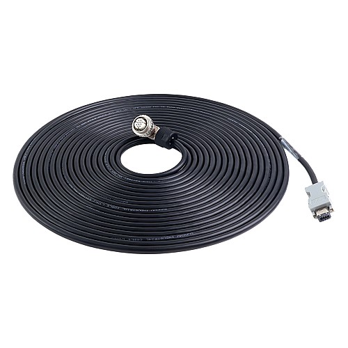 Kit de cable de motor y encoder de 10m(393,7") con conectores para servomotor de 17 bits series A6 y A6H - A6-10M-10E-B | StepperOnline