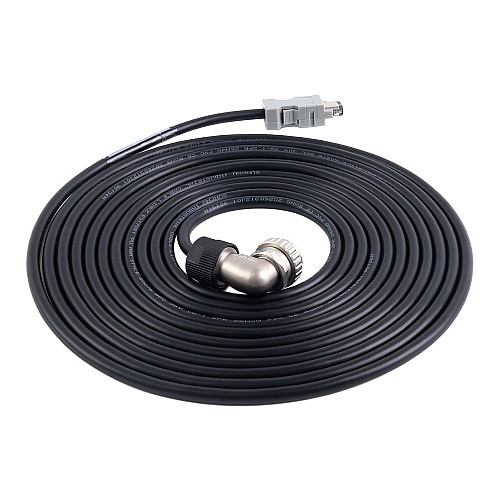 Kit de cable de motor y encoder de 5m(196,85") con conectores para servomotor de 17 bits series A6 y A6H - A6-5M-5E-B | StepperOnline
