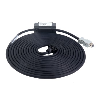 Cable codificador de 5m(196,85") con caja de batería para servomotor de 17 bits serie A6