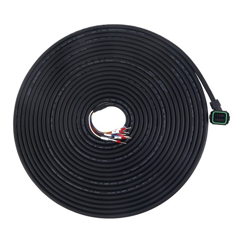 Cable de motor de 10m(393,7) con conector para servomotor de 17 bits serie A6 con freno - AS7-C-PWB075-10.0 | StepperOnline