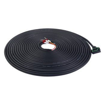 Cable de motor de 10m(393,7") con conector para servomotor de 17 bits serie A6
