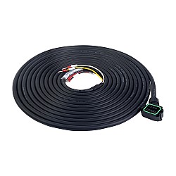 Cable de motor de 5m(196,85") con conector para servomotor de 17 bits serie A6