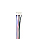 Motor paso a paso 4 Cables cable de 400mm con conector de paso Motor paso a paso 4 Cables cable de 400mm con conector de paso