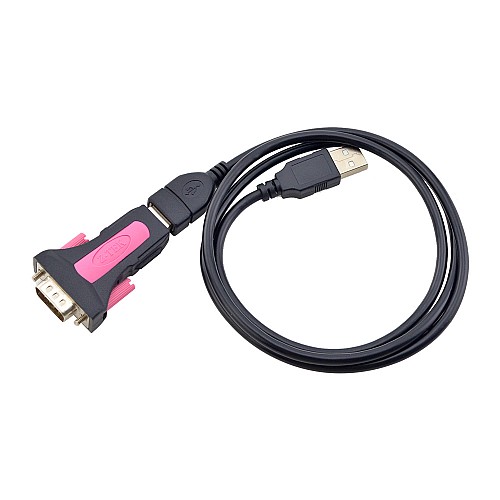 Adaptador USB 2.0 a Serial RS232 con convertidor de cable de 1m Adaptador USB 2.0 a Serial RS232 con convertidor de cable de 1m