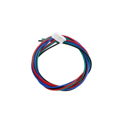 Cable para motor paso a paso de 0,5m(19,69") con 4 hilos y conector PHR-6 de 6 pines Cable para motor paso a paso de 0,5m(19,69") con 4 hilos y conector PHR-6 de 6 pines
