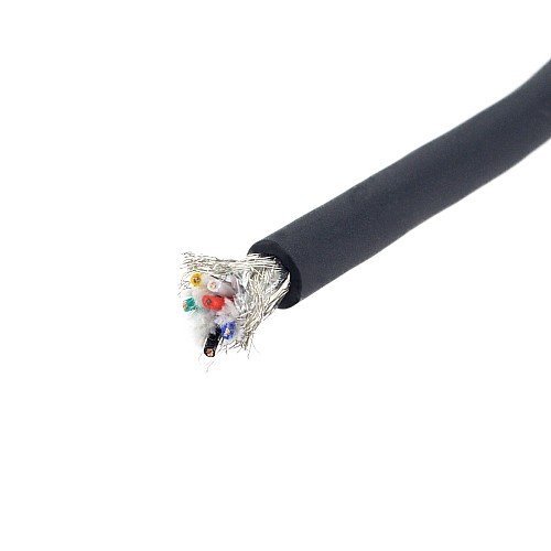Cable de codificador blindado de alta flexibilidad AWG #24 Cable de codificador blindado de alta flexibilidad AWG #24