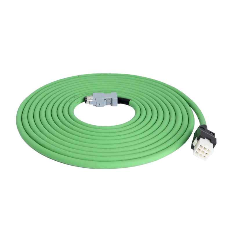 Cable de extensión de codificador de 5m(196,85") para servomotor de la serie E6 Cable de extensión de codificador de 5m(196,85") para servomotor de la serie E6