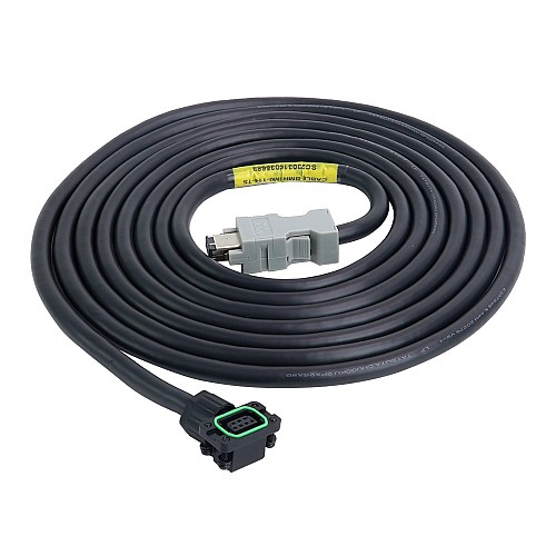 Cable de extensión de codificador de 3 m (118,11 ) con conector para servomotor de 23 bits serie T6