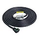 Cable de extensión de codificador de 3 m (118,11 ) con conector para servomotor de 23 bits serie T6
