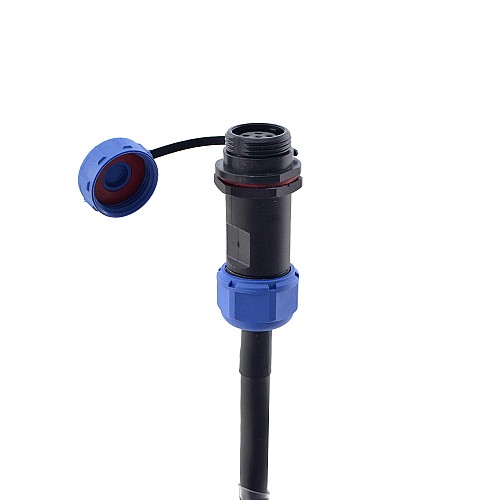 Cable de extensión de motor de 4 pines de 5m(196,85) para 17-bit servomotor serie T6 con freno Cable de extensión de motor de 4 pines de 5m(196,85) para 17-bit servomotor serie T6 con freno