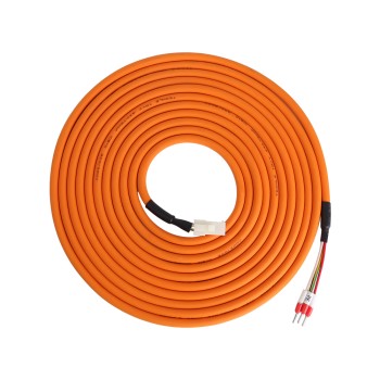 Cable de extensión de motor de 4 pines de 5m(196,85") para servomotor de la serie E6
