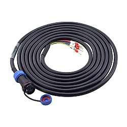 Cable de extensión de motor de 4 pines de 3m(118,11") para 17-bit servomotor de la serie T6