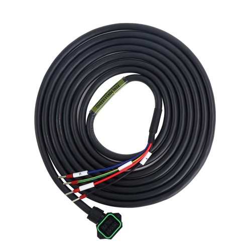 Cable de extensión de motor de 3m(118,11") de 4 pines con conector para servomotor de 23 bits serie T6