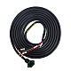 Cable de extensión de motor de 3m(118,11") de 4 pines con conector para servomotor de 23 bits serie T6
