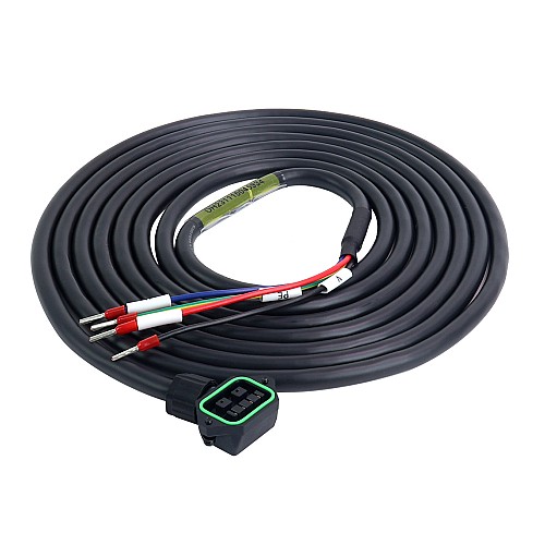 Cable de extensión de motor de 3m(118,11") de 4 pines con conector para servomotor de 23 bits serie T6