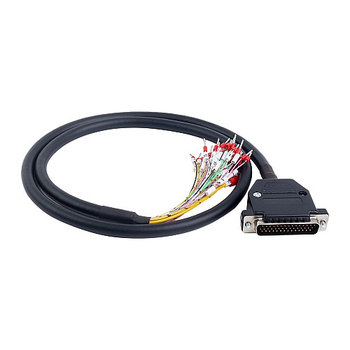 Cable blindado de alta flexibilidad DB44 macho a desnudo de 1m(39.37), conector D-SUB de 44 pines a cable de un solo extremo con terminal - DB44-1M | StepperOnline Cable blindado de alta flexibilidad DB44 macho a desnudo de 1m(39.37), conector D-SUB de 44 pines a cable de un solo extremo con terminal - DB44-1M | StepperOnline