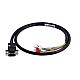 Cable blindado de alta flexibilidad HDB15 macho a desnudo de 1m(39,37"), conector D-SUB de 15 pines - HDB15-1M | StepperOnline