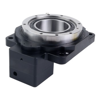 Actuador Giratorio Hueco de 130mm Relación de engranajes 10:1 Juego de 3 arcos mínimos para servomotor de 60mm x 60mm