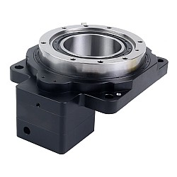 Actuador Giratorio Hueco de 130mm Relación de engranajes 10:1 Juego de 3 arcos mínimos para servomotor de 60mm x 60mm