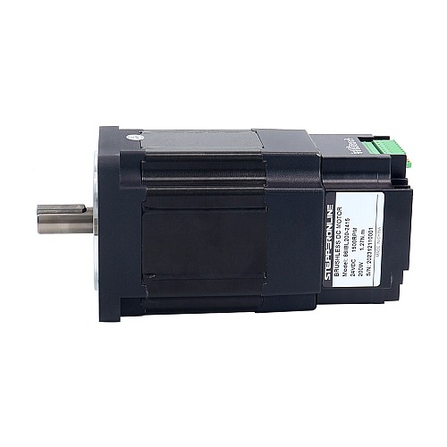 Motor BLDC integrado Nema 34 86x86x168mm 200W 24V 1500RPM 1,27Nm 8,33A con controlador Motor BLDC integrado Nema 34 86x86x168mm 200W 24V 1500RPM 1,27Nm 8,33A con controlador