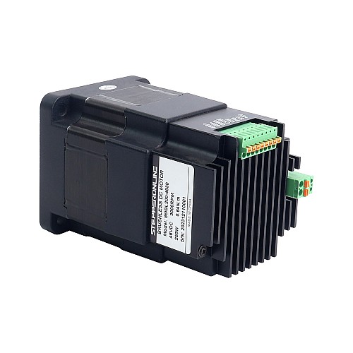 Motor CC sin escobillas integrado Nema 34 86x86x138mm 200W 48V 3000RPM 0,64Nm 4,17A con controlador Motor CC sin escobillas integrado Nema 34 86x86x138mm 200W 48V 3000RPM 0,64Nm 4,17A con controlador