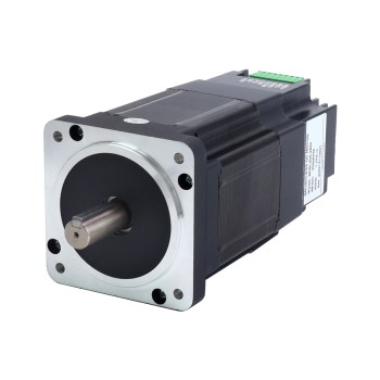 Motor BLDC integrado Nema 34 86x86x152mm 400W 48V 3000RPM 1,27Nm 8,33A con controlador