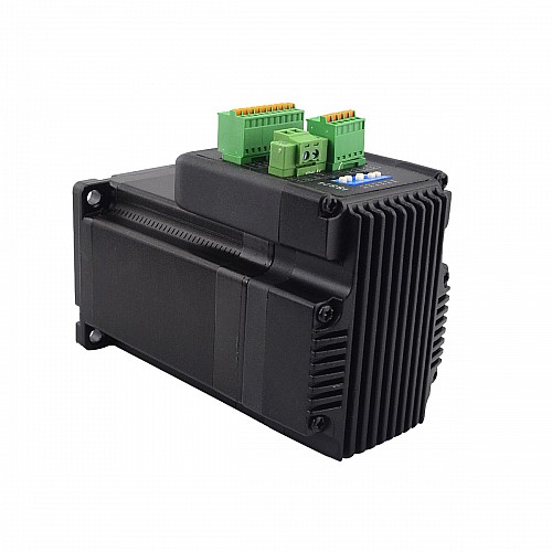 Servomotor paso a paso integrado 3Nm(425oz.in) 24-50 VCC NEMA 24 Circuito cerrado