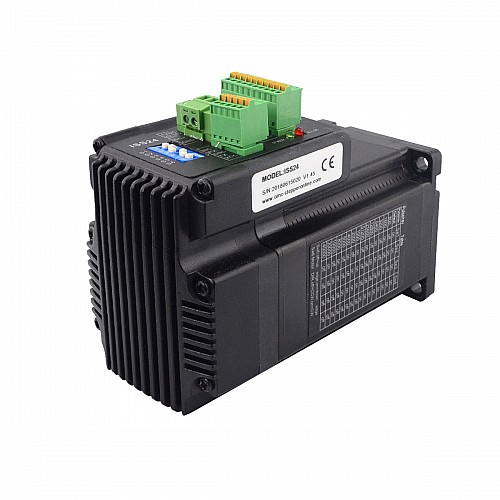 Servomotor paso a paso integrado 3Nm(425oz.in) 24-50 VCC NEMA 24 Circuito cerrado