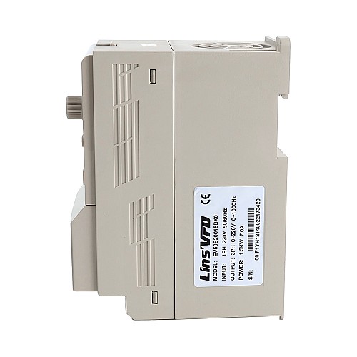 Serie EV50 VFD 2HP 1.5KW 7.0A Unidad de frecuencia variable monofásica 220V Serie EV50 VFD 2HP 1.5KW 7.0A Unidad de frecuencia variable monofásica 220V
