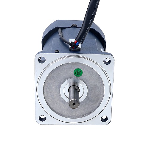 Fase única 110VAC 90W 50Hz Brida 90mm Relación de transmisión 100:1 Motor de inducción de CA con caja de cambios en ángulo recto 90W 220VAC 50Hz 90-1350RPM 0,675Nm(95,59oz.in) Brida 90mm Motor de velocidad variable CA monofásico - 5IK90RA-CF | StepperOnline