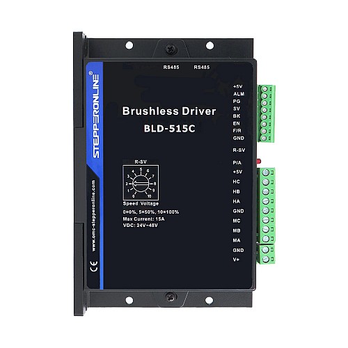 Controlador de motor de CC digital sin escobillas 24-48VDC Máximo 15.0A 400W Controlador de motor de CC digital sin escobillas 24-48VDC Máximo 15.0A 400W