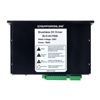 Controlador de motor CC sin escobillas digital 110/220VCA máx. 6,0A 750W