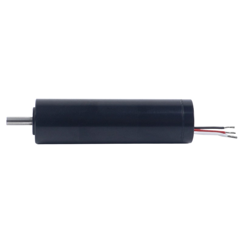 Motor sin escobillas sin núcleo redondo 48V 48000RPM 3,2mNm 16,08W 0,37A Ф13x38mm