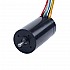 Motor sin escobillas sin núcleo redondo 28V 16800RPM 80mNm 140,73W 6,31A Ф32x61mm