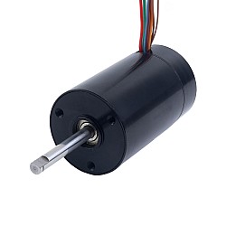 Motor sin escobillas sin núcleo redondo 28V 3500RPM 304mNm 111W 6,06A Ф50x70mm