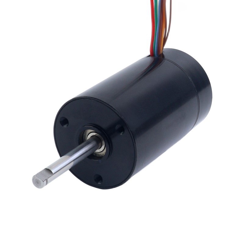 Motor sin escobillas sin núcleo redondo 24V 5000RPM 200mNm 104,71W 6,15A Ф43x69mm