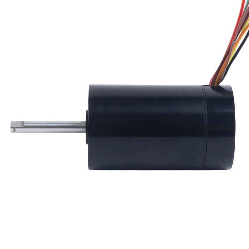Motor sin escobillas sin núcleo redondo 24V 5000RPM 200mNm 104,71W 6,15A Ф43x69mm