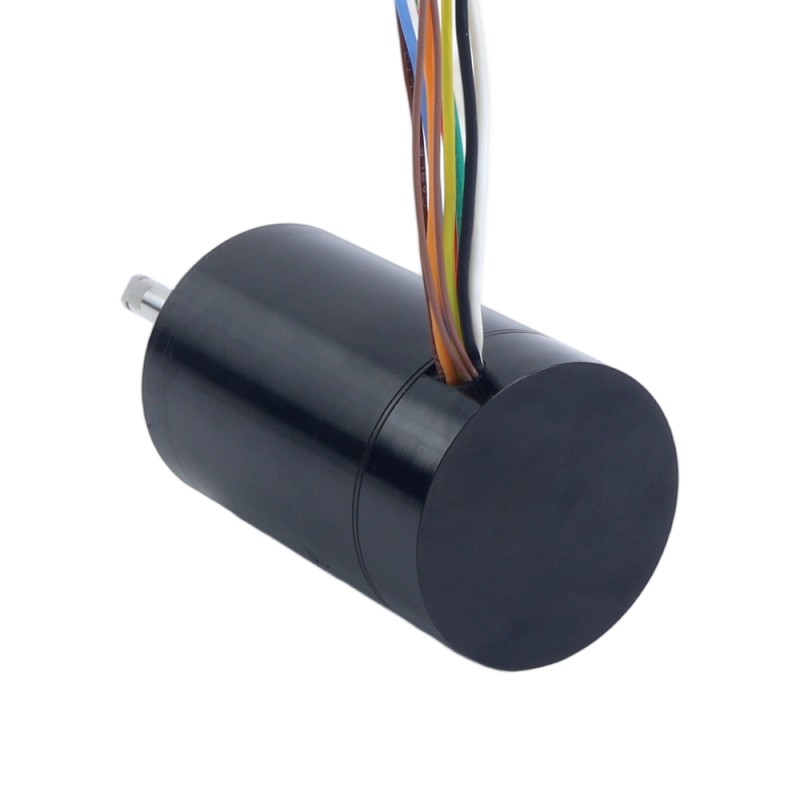 Motor sin escobillas sin núcleo redondo 24V 5000RPM 200mNm 104,71W 6,15A Ф43x69mm