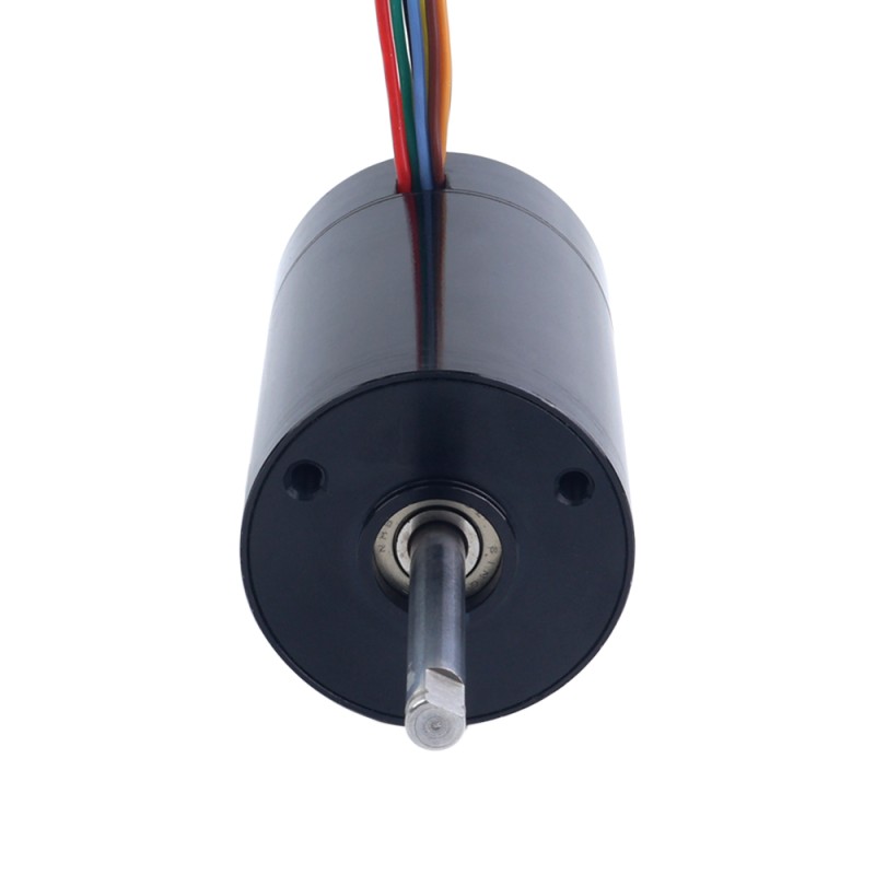 Motor sin escobillas sin núcleo redondo 24V 5000RPM 200mNm 104,71W 6,15A Ф43x69mm