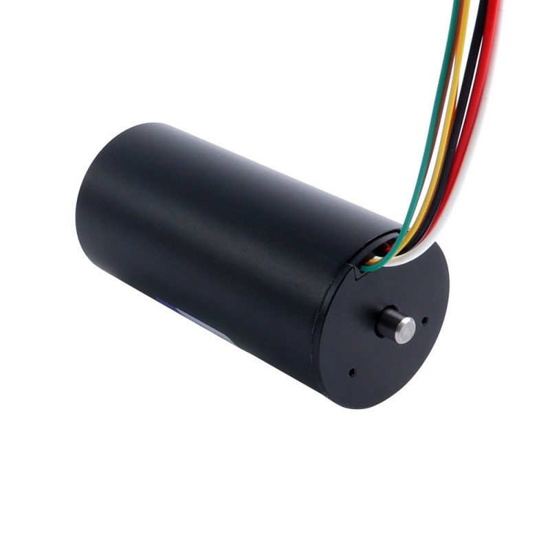 Motor sin escobillas sin núcleo redondo 24V 9200RPM 200mNm 192,67W 9,65A Ф40x84mm