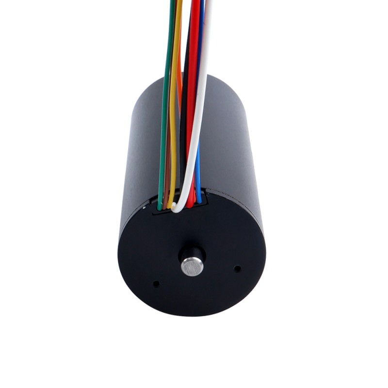 Motor sin escobillas sin núcleo redondo 24V 9200RPM 200mNm 192,67W 9,65A Ф40x84mm