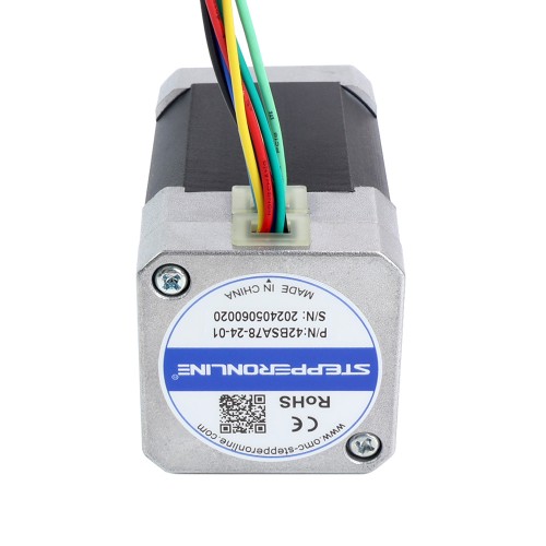 24V 3000RPM 0,24Nm 75W 4,80A 42x42x78mm Motor BLDC - 42BSA78-24-01 | StepperOnline