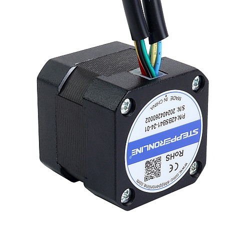 Motor BLDC 24V 3000RPM 0.063Nm 20W 1.20A 42x42x41mm - 42BSB41-24-01 | StepperOnline