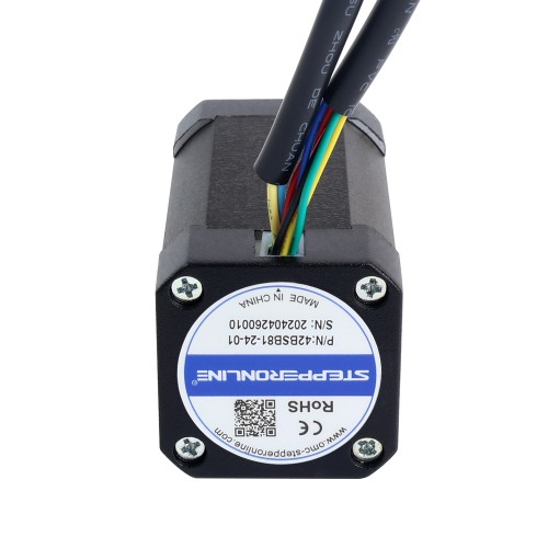 Motor BLDC de 24V, 3000RPM, 0,19Nm, 60W, 3,60A, 42x42x81mm Motor BLDC de 24V, 3000RPM, 0,19Nm, 60W, 3,60A, 42x42x81mm