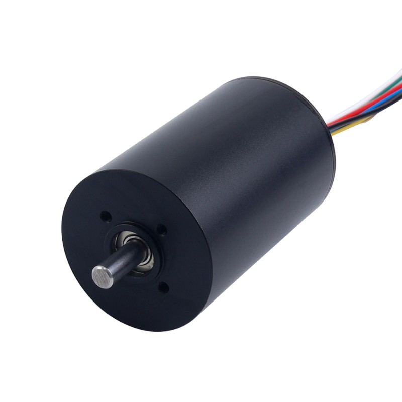 Motor sin escobillas sin núcleo redondo 24V 8000RPM 210mNm 175,92W 9,68A Ф43x69mm