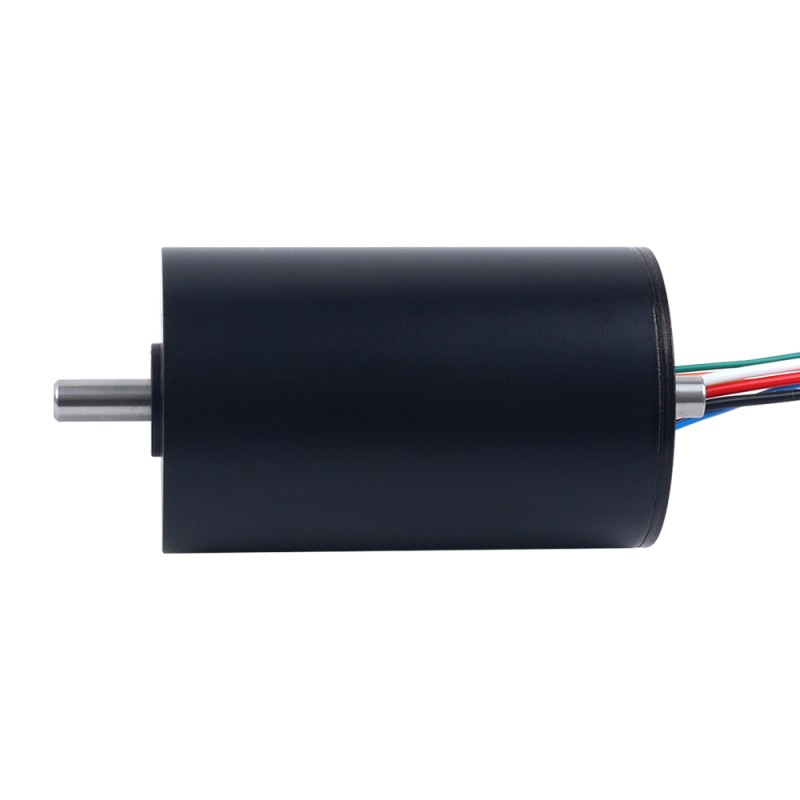 Motor sin escobillas sin núcleo redondo 24V 8000RPM 210mNm 175,92W 9,68A Ф43x69mm