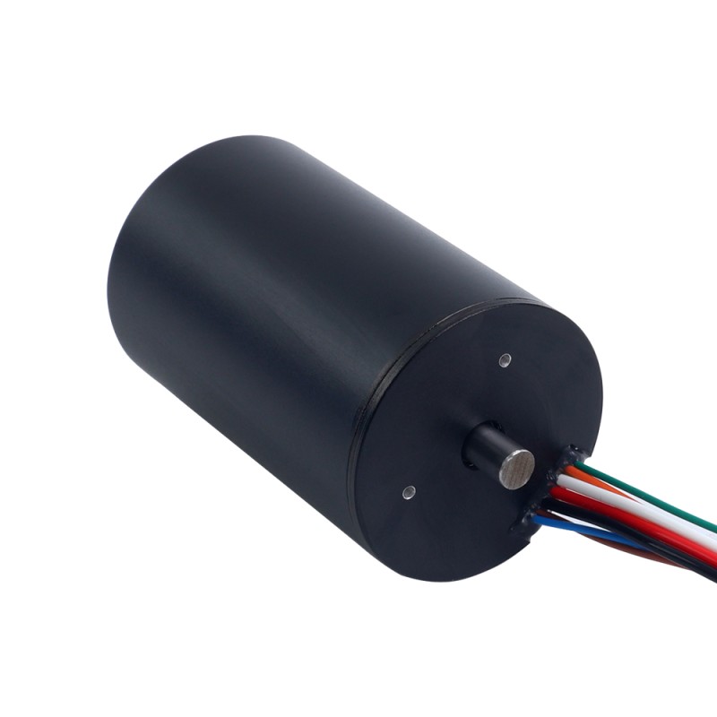 Motor sin escobillas sin núcleo redondo 24V 8000RPM 210mNm 175,92W 9,68A Ф43x69mm