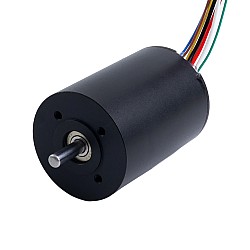 Motor sin escobillas sin núcleo redondo 28V 3500RPM 304mNm 111W 6,06A Ф50x70mm