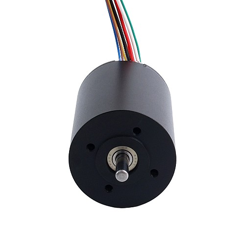 Motor sin escobillas sin núcleo redondo 28V 3500RPM 304mNm 111W 6,06A Ф50x70mm
